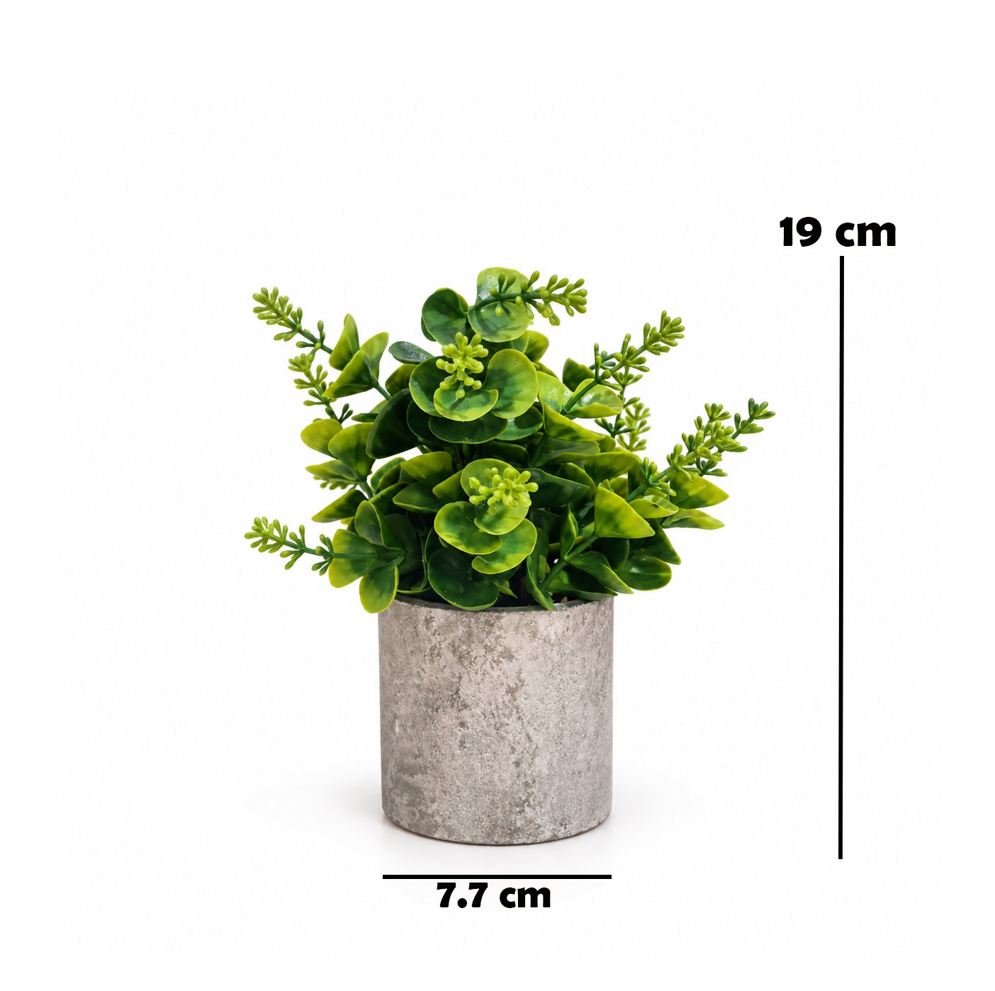 SMALL ARTIFICIAL GREEN POTTED PLANT HOME DECORATION