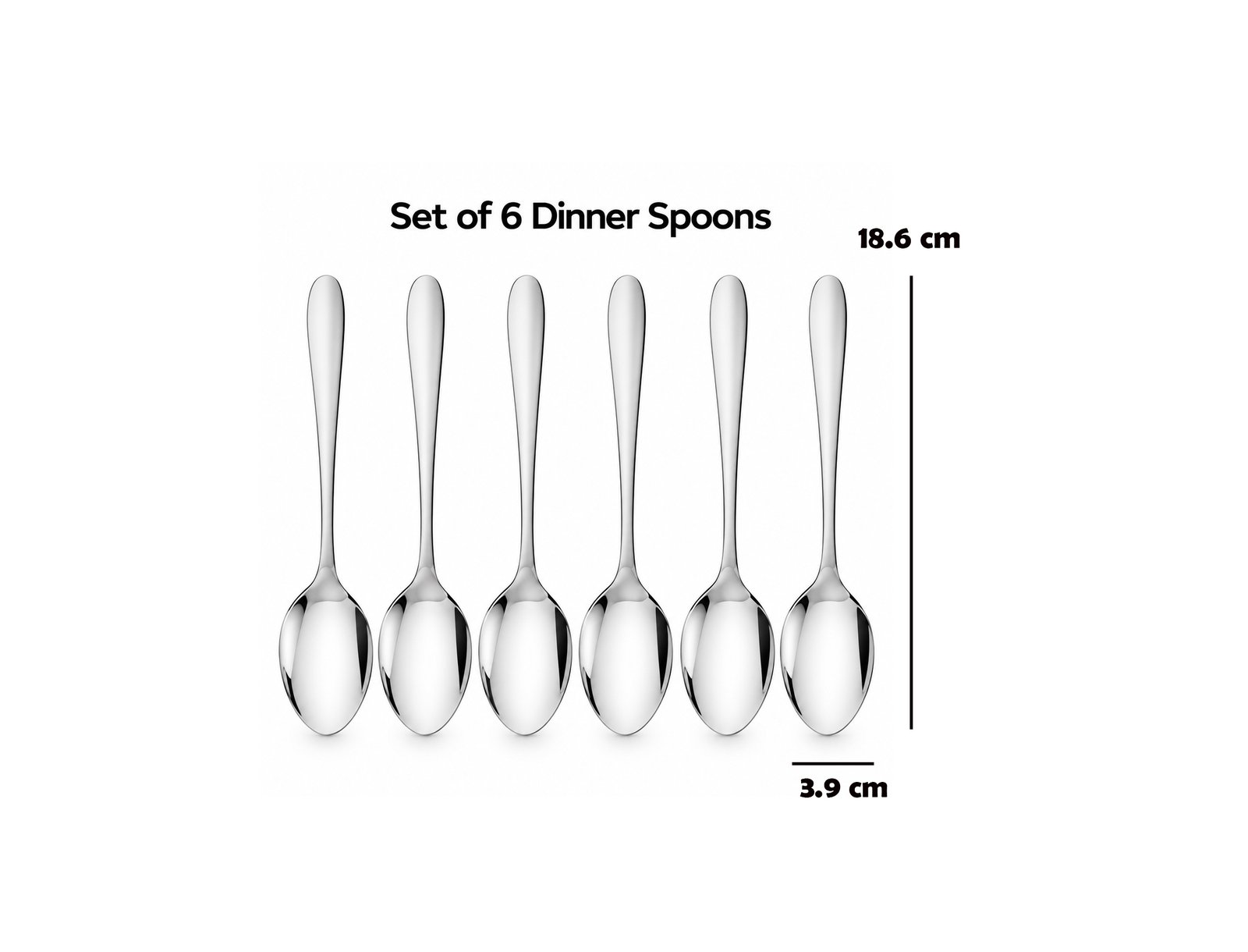 DOSTHOFF DINNER SPOONS SET OF 6 – 18.6CM