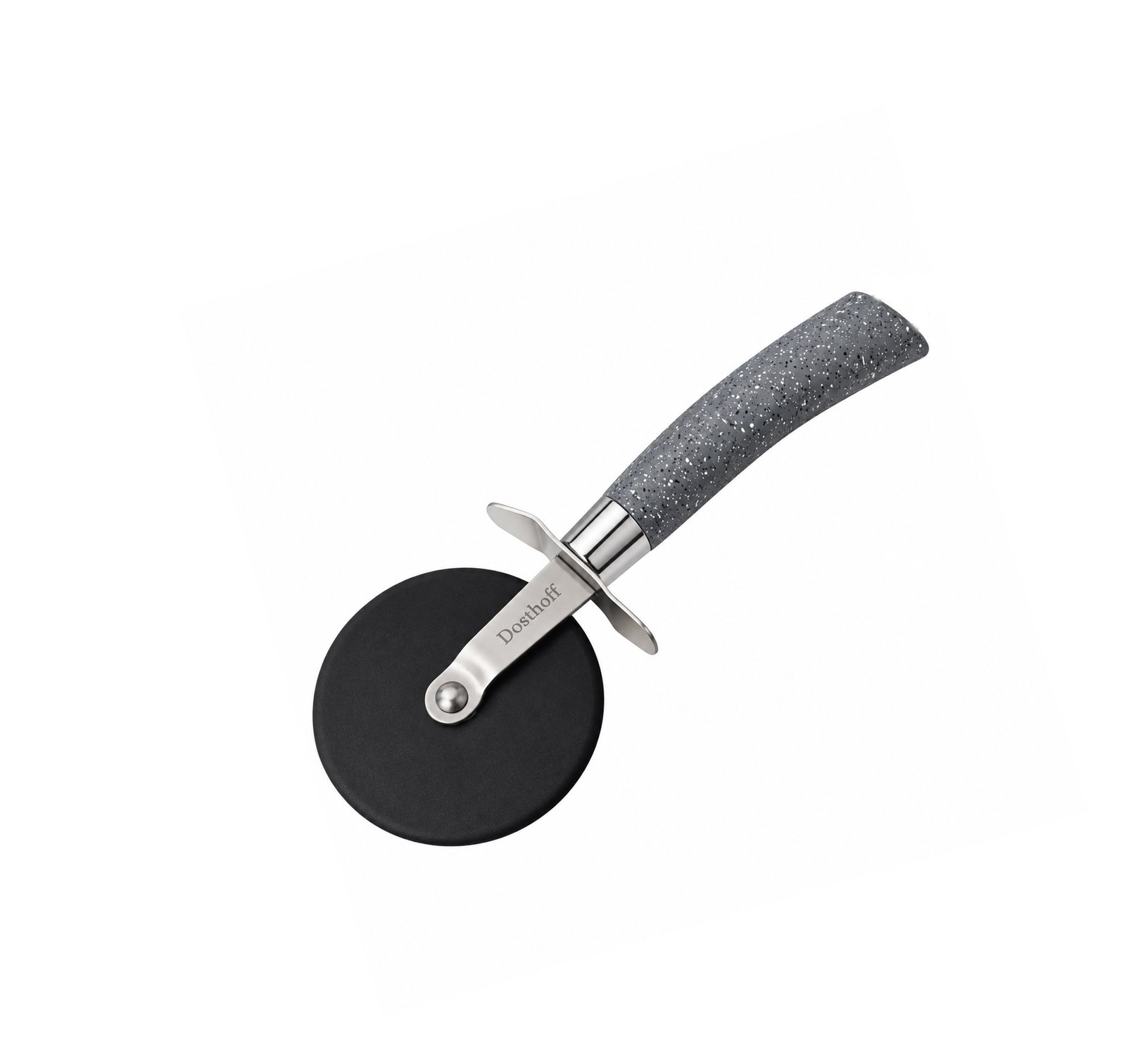 PIZZA CUTTER GREY HANDLE DOSTHOFF STAINLESS STEEL