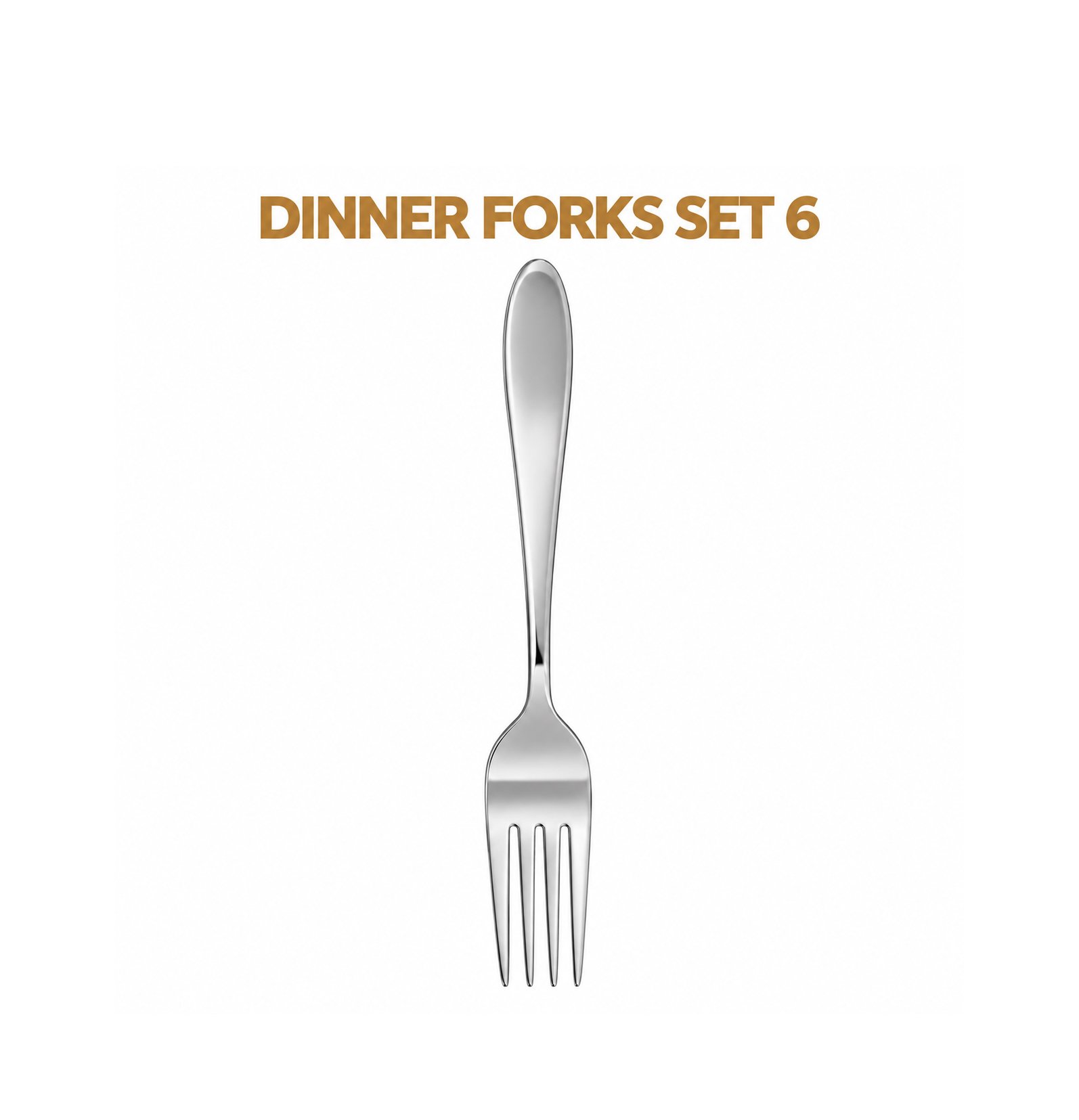 DOSTHOFF DINNER FORKS SET OF 6 – STAINLESS STEEL