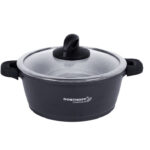 CASSEROLE 30 CM 8.5 L MARBLE CERAMIC COATING – INDUCTION MASTER CASSEROLE BLACK