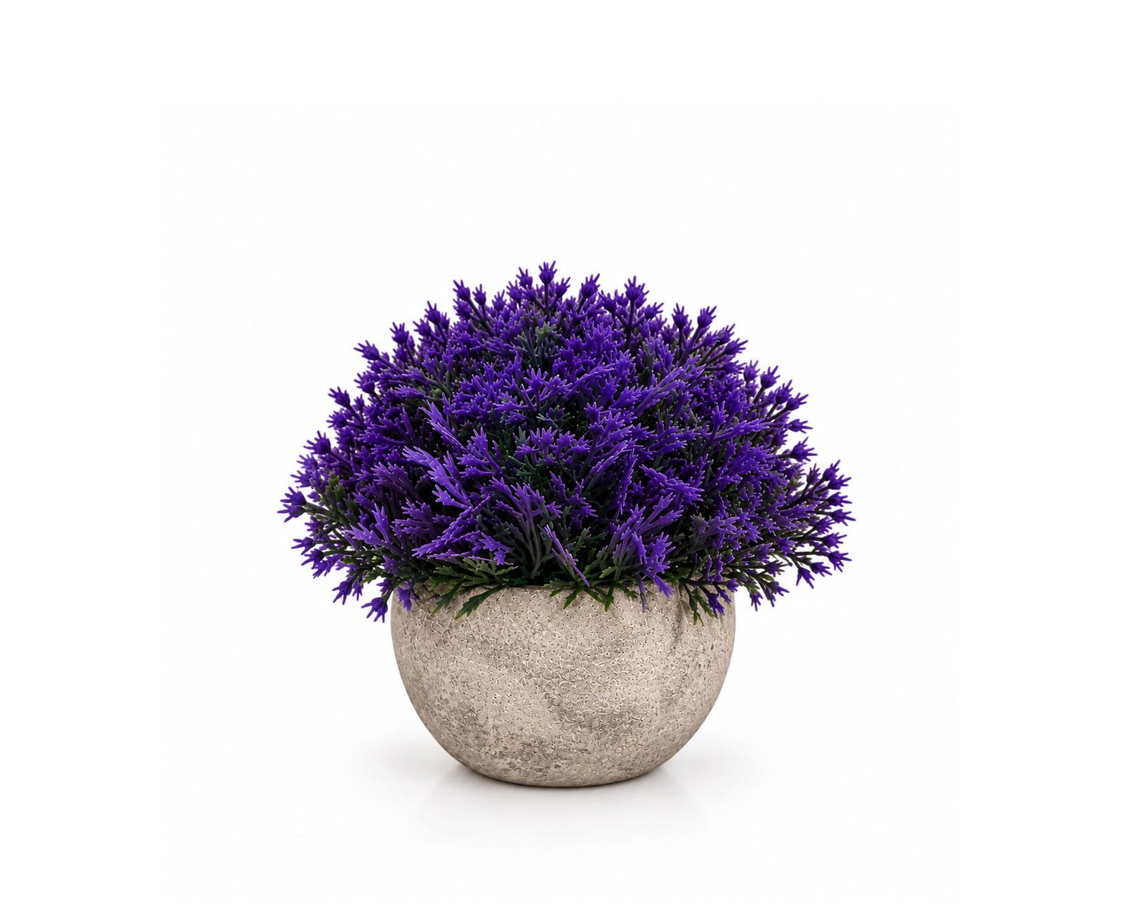 SMALL ARTIFICIAL POTTED PURPLE PLANT FOR DÉCOR