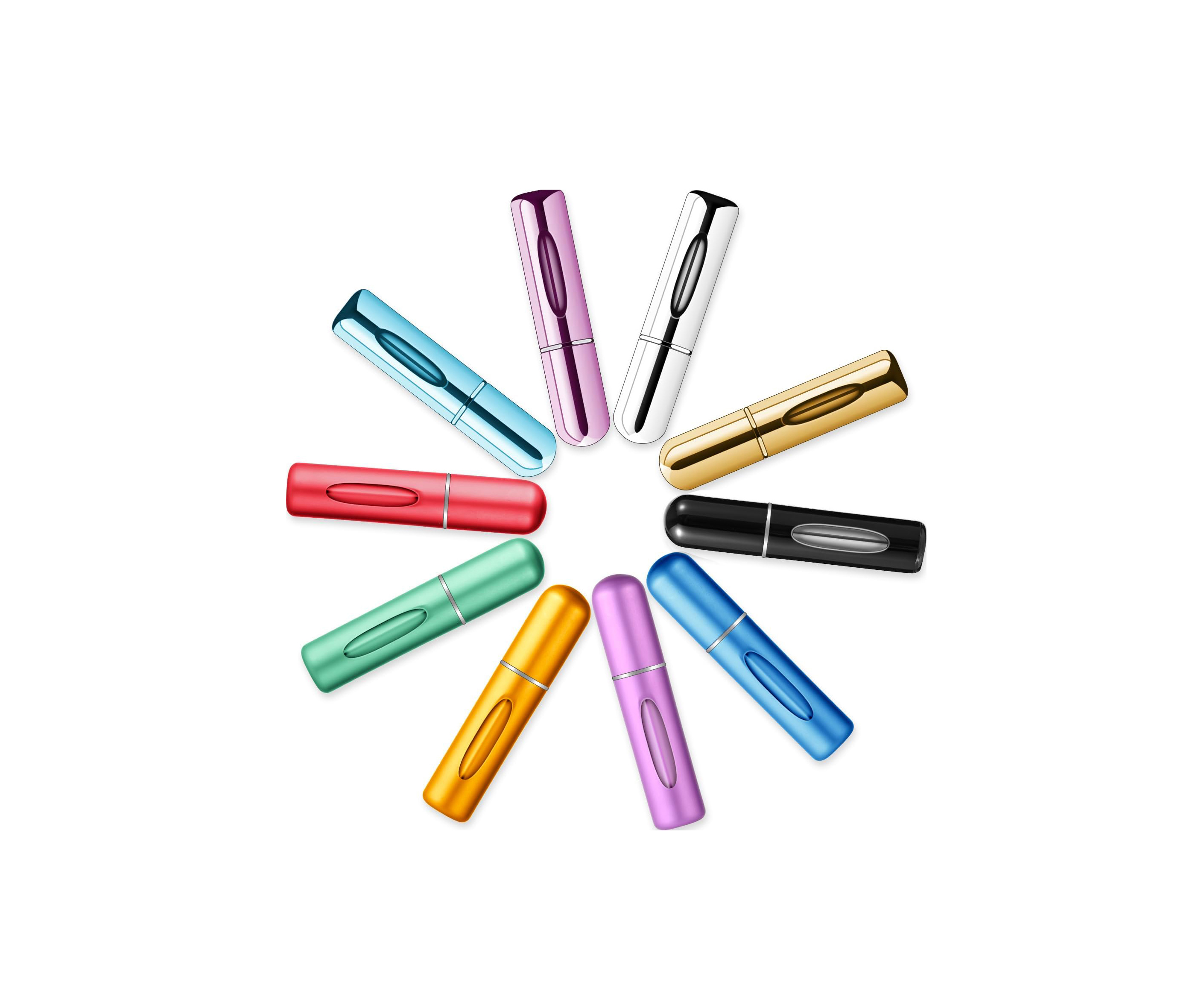 REFILLABLE MINI PERFUME ATOMIZER BOTTLES 5ML – PORTABLE TRAVEL SPRAY