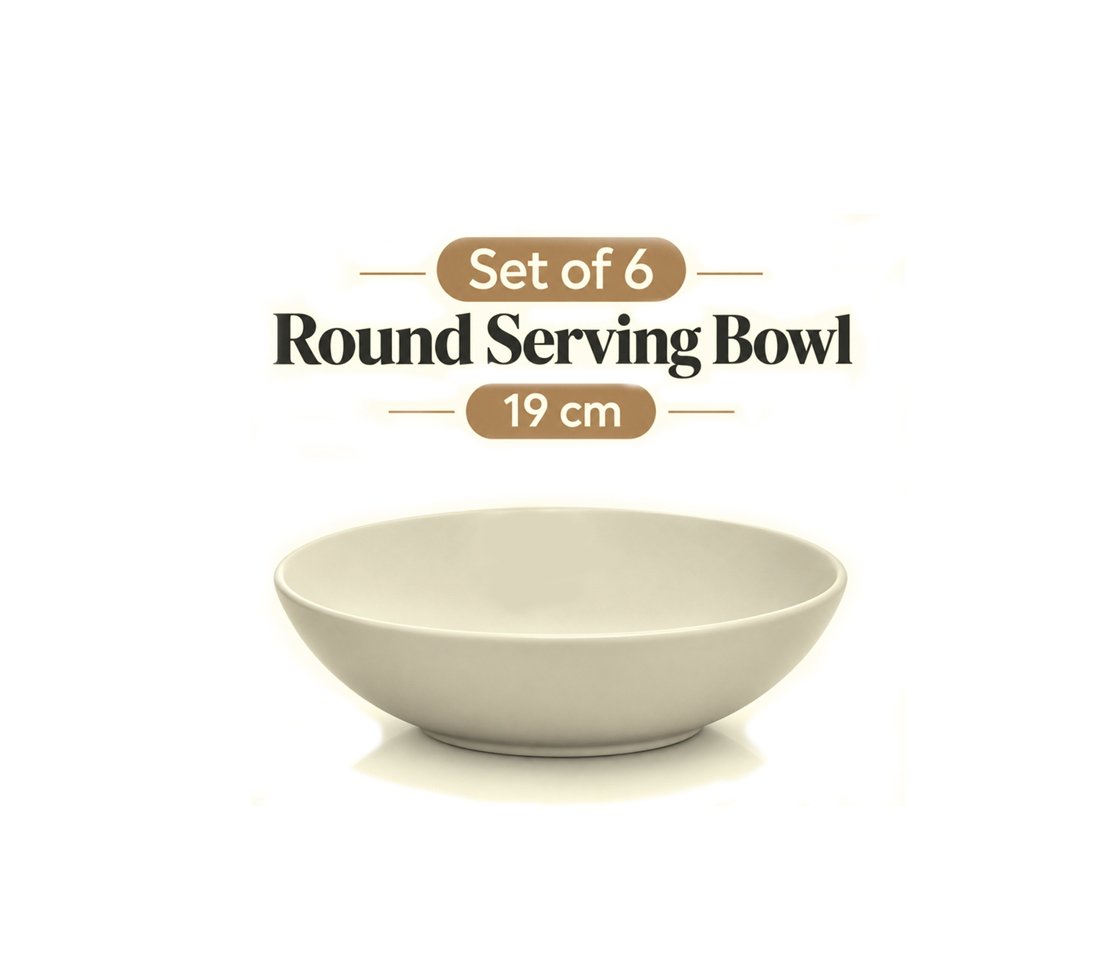 ROUND SERVING BOWL 19CM – SET OF 6 PCS DOSTHOFF