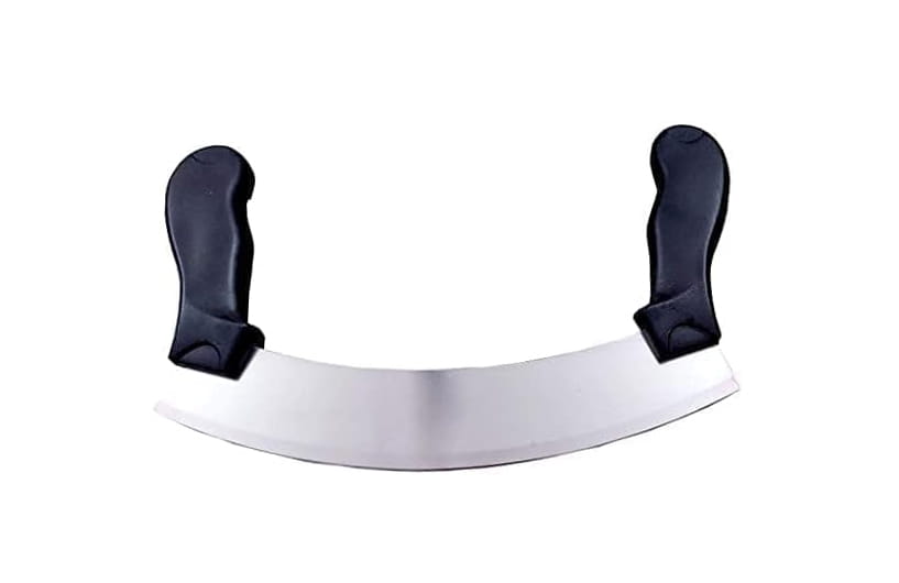 CUTTER STAINLESS STEEL MOLOKHIA CHOPPER - 25.5 CM SHARP BLADE AND ERGONOMIC HANDLE