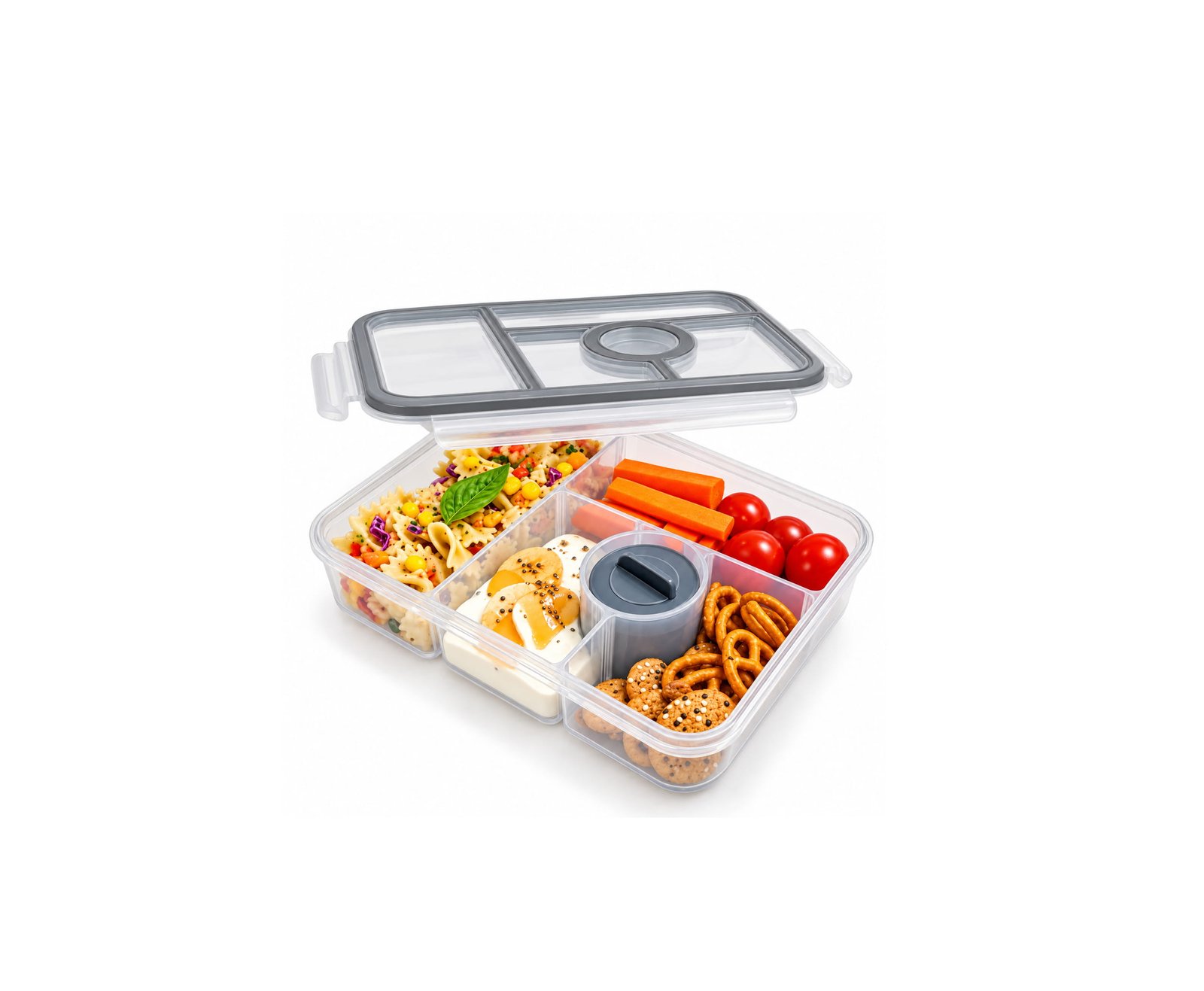 DOSTHOFF LARGE 1500 ML DIVIDED LUNCH BOX 4 SECTIONS