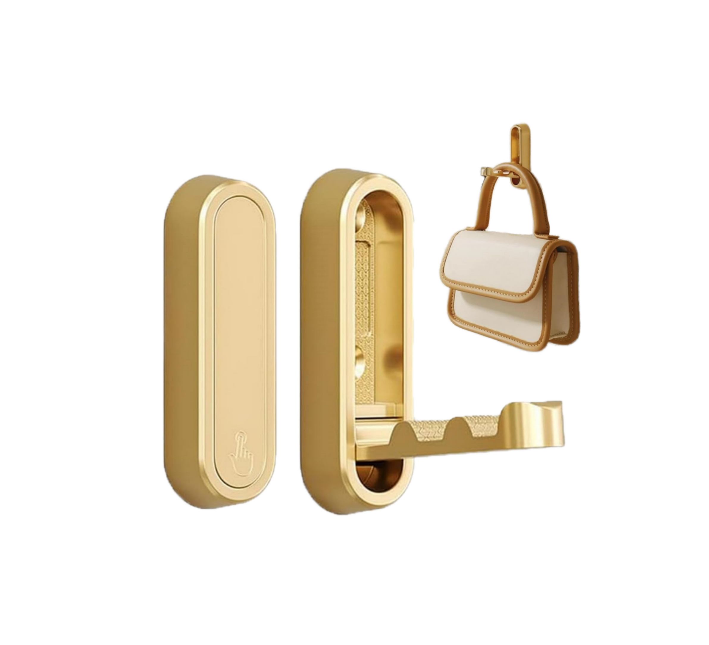 FOLDING WALL HOOK – 90° FOLDABLE WALL MOUNT HOOK WITH SCREWS