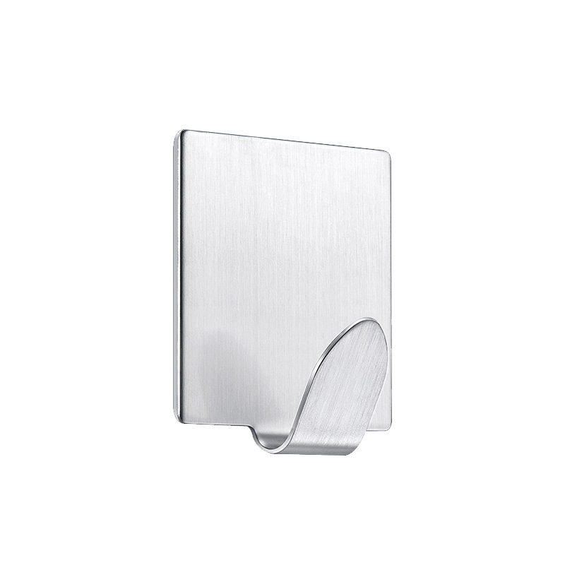Stainless steel square adhesive wall hook for towels, robes, and accessories – waterproof and rustproof – Homedash Lebanon