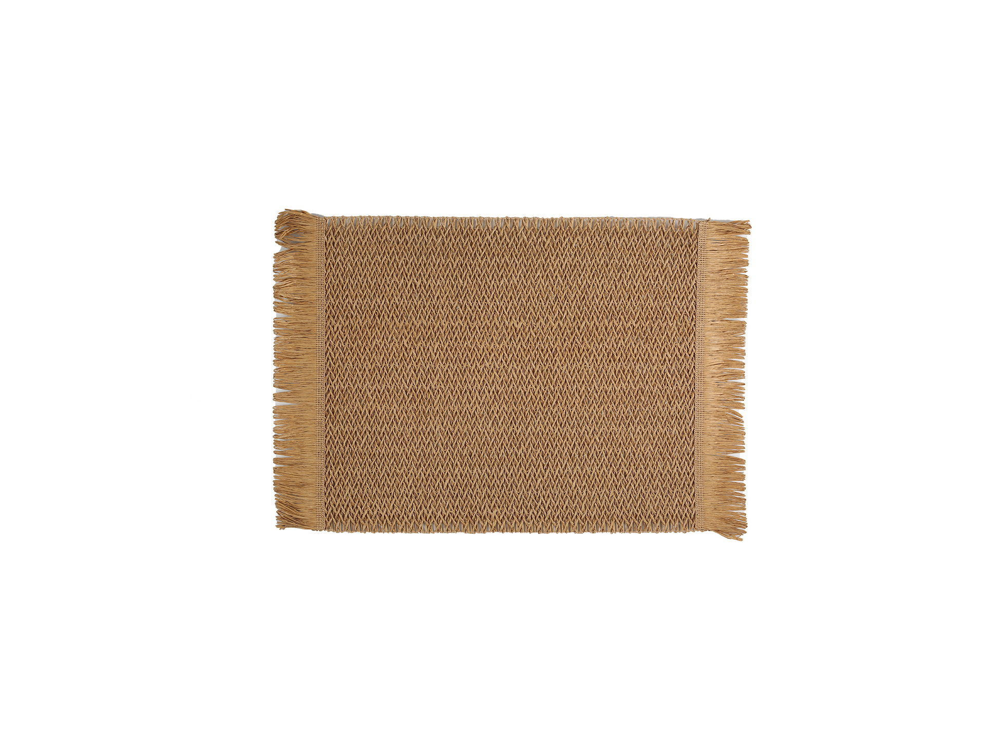 STRAW VINTAGE RECTANGULAR PLACEMAT FOR DINING TABLE