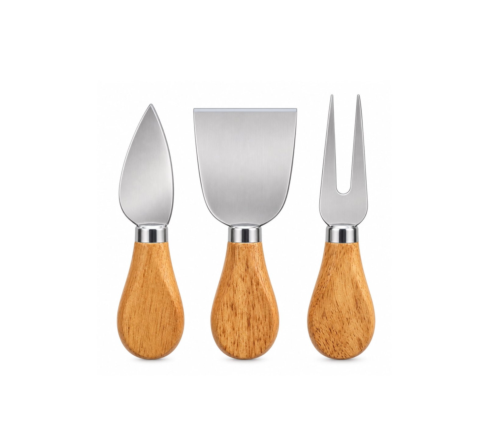 CHEESE SERVING UTENSILS 3-PIECE STAINLESS STEEL