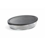 GLASS OVAL 3.2L BOWL – FOOD STORAGE WITH AIRTIGHT PLASTIC LID