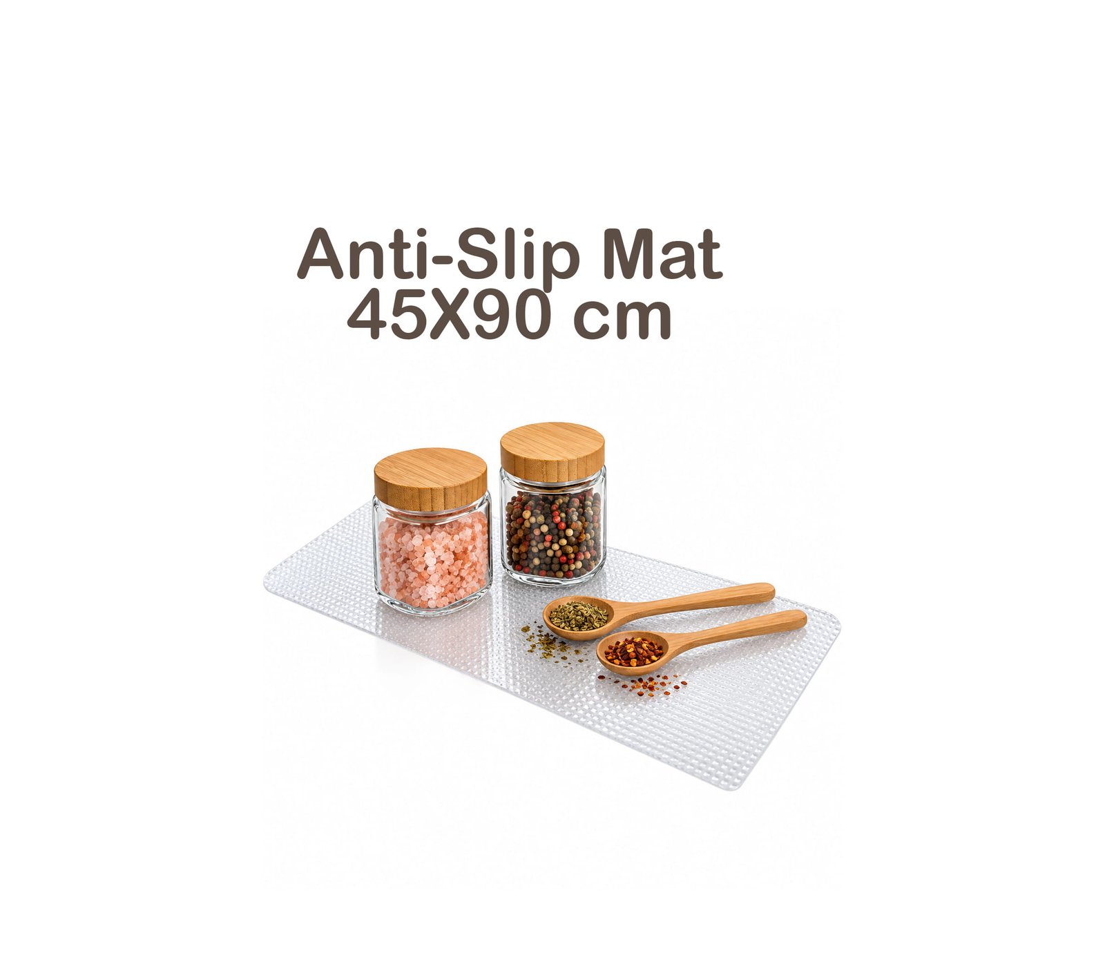 TRANSPARENT ANTI-SLIP MAT ROLL 45X90CM