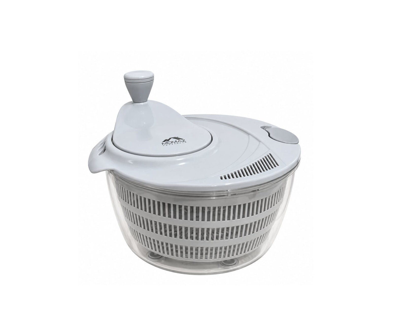 MANUAL SALAD SPINNER 4L WITH REMOVABLE BASKET