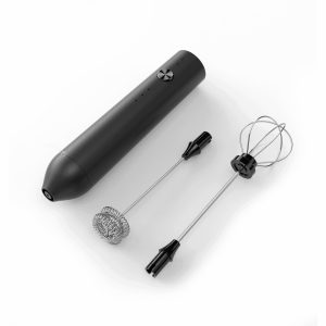 RECHARGEABLE MILK FROTHER – ELECTRIC COFFEE WHISK WITH 3 SPEEDS
