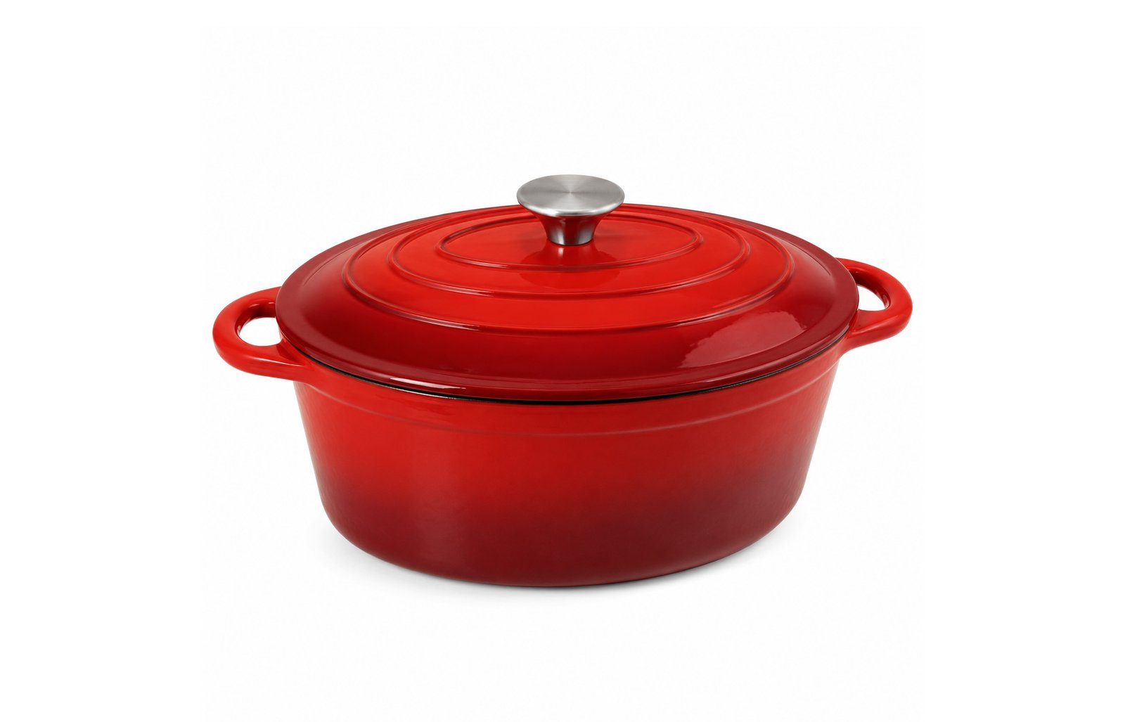 CASSEROLE 10.5L ENAMELED CAST IRON OVAL