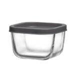 CUP GLASS STORAGE CONTAINERS WITH LID